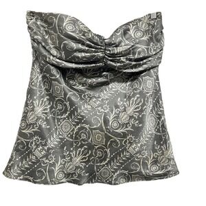 a.n.a | Tops | Ana A New Approach Sz M Womens Pullover Tie Front Blouse With Ruffle Hem